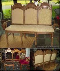 How To Make A Bench Chair Three Chairs To One Bench Http Diyfunideas Com Best Diy Site Ever Home Diy Home Decor Decor