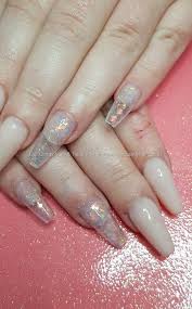Light pink acrylic nails glitter and 3d acrylic bow. Eye Candy Nails Training All Using Acesanddolls Products Kitten Claw Stiletto Tips Sandy Cover Pink Acrylic Phoenix Glitter Clear Fast Set Acrylic And Glossy Top Coat Acesanddolls Acesanddolls By Elaine
