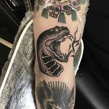 Scottmove On Instagram Snake Head Done Parliamenttattoo Black Ink Tattoos Traditional Snake Tattoo Black Tattoos