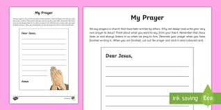 Download and print these children praying coloring pages for free. Roi Write Your Own Prayer Write Up Worksheet Worksheet