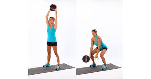 Standing Oblique Crunch Oblique Crunches Medicine Ball Standing