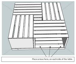 Diy wood crate coffee table free plans picture instructions: Our Homemade Coffee Table We Moved
