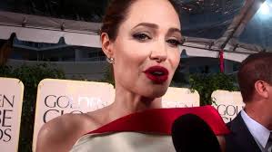 Angelina Jolie at the 2012 Golden Globes