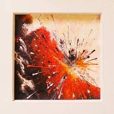18x18 Inch Canvas Painting Color