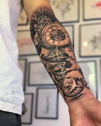 Sleeves have become so popular that there are infinite variations: Cool Creative Forearm Half Sleeve Tattoo Sk Hes Novocom Top