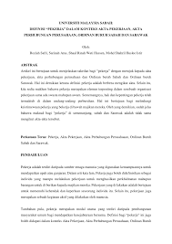 We did not find results for: Pdf Universiti Malaysia Sabah Definisi Pekerja Dalam Konteks Akta Pekerjaan Akta Perhubungan Perusahaan Ordinan Buruh Sabah Dan Ordinan Buruh Sarawak Dengan Turut Merujuk Kepada Ujian Ujian Tertentu