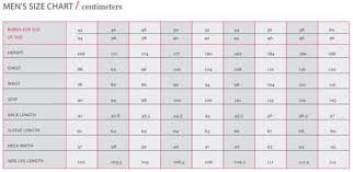 Burda Patterns Mens Sizing Chart Cm Burda Patterns