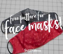 Wow, the world is now crazy with fear of the novel coronavirus, and as far as i know, in many places around the world, people are rushing to buy face masks. Simple Step By Step Tutorial How To Sew The Olson Face Mask Pattern Child Sizes Too Sewcanshe Free Sewing Patterns And Tutorials