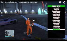 Download our free gta 5 mod menu for pc, ps4 and xbox. Ps3 Gta5 1 25 Sprx Pires V1 0 Creator Jaderpires Mod Menu Consolecrunch Official Site