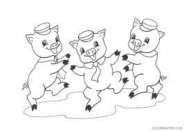 The three little pigs story role play masks. Three Little Pigs Coloring Pages Cartoons Three Little Pigs Printable 2020 6570 Coloring4free Coloring4free Com