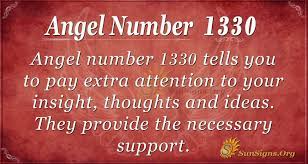 Angel Number 1330 Meaning Ignite Your Creative Mind Sunsigns Org