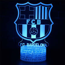 Barcelona fc logo vector, svg, png, dxf, eps, barcelona wall sticker files, barcelona fans gift, barcelona clipart, cricut, cut files ivanacreatestudio. Lampe 3d Football Fc Barcelone