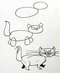Fierce Cat Easy Drawings Drawings Homeschool Art