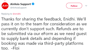 See air asia is bit different airlines than others. Airasia S Deliberately Complicated Refund Process The Airline Blog
