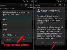 Partisi sd card berfungsi untuk membagi memory menjadi beberapa bagian yang nantinya sebagian memory tersebut dapat di alokasikan sebagai memory internal. Perbesar Memory Internal Yang Terbatas Pada Android Dengan Link2sd Blog 30 M3nit