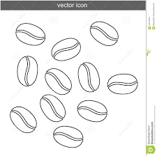 Coffee Beans Vector Isolated On White Background Flat Stock Vector Image 105375565 White Background Coffee Beans Vector