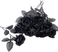 Check spelling or type a new query. Buy 10pcs Artificial Black Roses Flowers Single Stem Fake Silk Flowers Bridal Wedding Bouquet Realistic Blossom Flora For Home Garden Party Hotel Office Decorations Black Online In Vietnam B0878prkkj