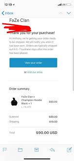 Come take a walk with faze kay inside of the heyymans massive sneaker factory. Faze Clan X Champion Large Black Hoodie Limited Edition Fashion Clothing Shoes Accessories Mensclothing Activewear Ebay Black Hoodie Large Black Hoodies
