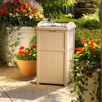 The size of kitchen trash can will depend the amount of trash generated by the household. Copper Trash Can With Lid Wayfair