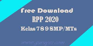 Rpp daring sd kelas 1 semester 2 tema pengalamanku 23 januari 2021. Rpp 1 Lembar Smp Mts K13 Kelas 7 8 9 Revisi 2020 Situs Guru