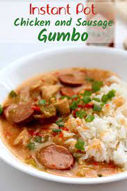 Instant Pot Chicken And Sausage Gumbo 365 Days Of Slow Cooking And Pressure Cooking Recipe Instant Pot Dinner Recipes Sausage Gumbo Gumbo Recipe