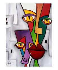 Abstract Limited Editions At Art Com Cubist Art Abstract Art Painting Modern Abstract Art Geometric