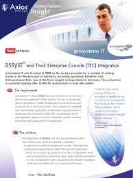 Axios Systems Pro Systems Itsm Integration Case Study It Service Management Information Science