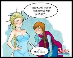 Холод никогда меня не беспокоит... / Elsa (Frozen) :: Frozen (Disney)  (Холодное сердце) :: JaGo :: личное :: NSFW :: Фильмы :: Смешные комиксы  (веб-комиксы с юмором и их переводы) / картинки,