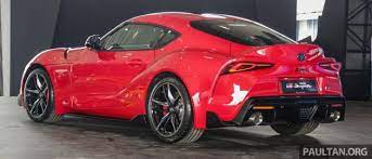 340 ps and 500 nm; A90 Toyota Gr Supra Launched In Malaysia From Rm568k