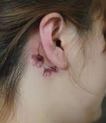 117 Of The Very Best Flower Tattoos Tattoo Insider Tattoo Behind Ear Tattoo Ear Tattoos