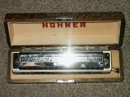 Vintage M Hohner The 64 Chromonica Professional Model 280 64 C And Wood Box Wood Boxes Hohner Vintage