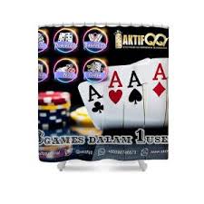Adu BALAK QQ Situs Judi Poker Domino 99 Online Shower Curtain for ...