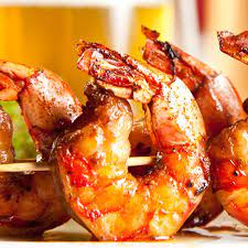 Beer Soaked Prawns Recipe From The Bakers Dozen Prawn Recipes Shrimp Dishes Recipes