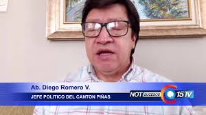 Ab. Diego Romero V. Jefe Político del cantón Piñas