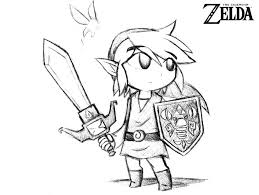 820 x 1060 file type: Free Printable Zelda Coloring Pages For Kids