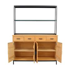 Need a statement piece to go with your other awesome decor? 64 Off Room Board Room Board Credenza With Open Hutch Storage