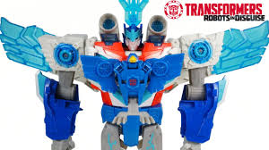 Scan the figure's badge into the transformers. Transformers Robots In Disguise Power Surge Optimus Prime Bumblebee Sideswipe One Step Changers Youtube