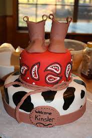 Pin By Rebecca Kolosci On Cakes I Have Done Cowboy Baby Shower Baby Shower Cakes Baby Shower Cakes For Boys