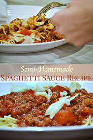 Sharon S Semi Homemade Spaghetti Sauce Sharon E Hines 30 Minute Dinners Recipes Homemade Spaghetti Sauce Homemade Spaghetti Sauce Recipe