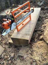My Homemade Chainsaw Mill Eugene Schwanbeck Sierra De Cadena Marcos Hechos En Casa Aserradero Portatil