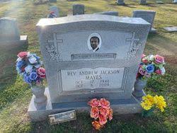 Rev Andrew Jackson Mayes (1946-2009)