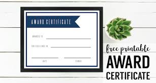 Allotting a budget in creating a printable certificate is a must. Free Printable Award Certificate Template Paper Trail Design