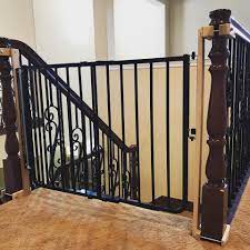 Child Safety Gate With No Holes Banister Clamps Child Safety Gates Child Gates For Stairs Baby Safety Gate