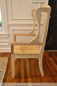 How To Build A Diy Chair Frame Addicted 2 Decorating Wingback Dining Chair Outdoor Dining Furniture Upholstered Chairs