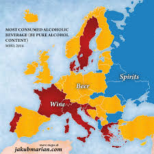 Most Consumed Alcoholic Drink For Countries In Europe Alcoholic Drinks Beverages Alcohol
