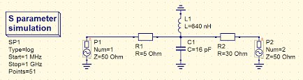 playing with s parameters and the smith chart in qucs