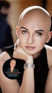 Actress Andrea Jeremiah head shave edit