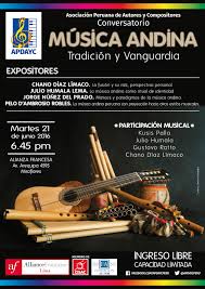 Musica andina — peru music ensemble. Asociacion Peruana De Autores Y Compositores Musica Andina Conversatorio Apdayc