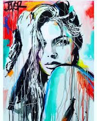 Molly La Rue On Instagram Jover Louijover Art Woman Paint Painting Color Moderne Kunst Bilder Moderne Kunst Malerei Kunst
