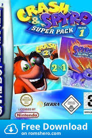 Download 2 In 1 Spyro Season Of Ice Crash Bandicoot 2 N Tranced Gameboy Advance Gba Rom Crash Bandicoot 2 Bandicoot Gameboy